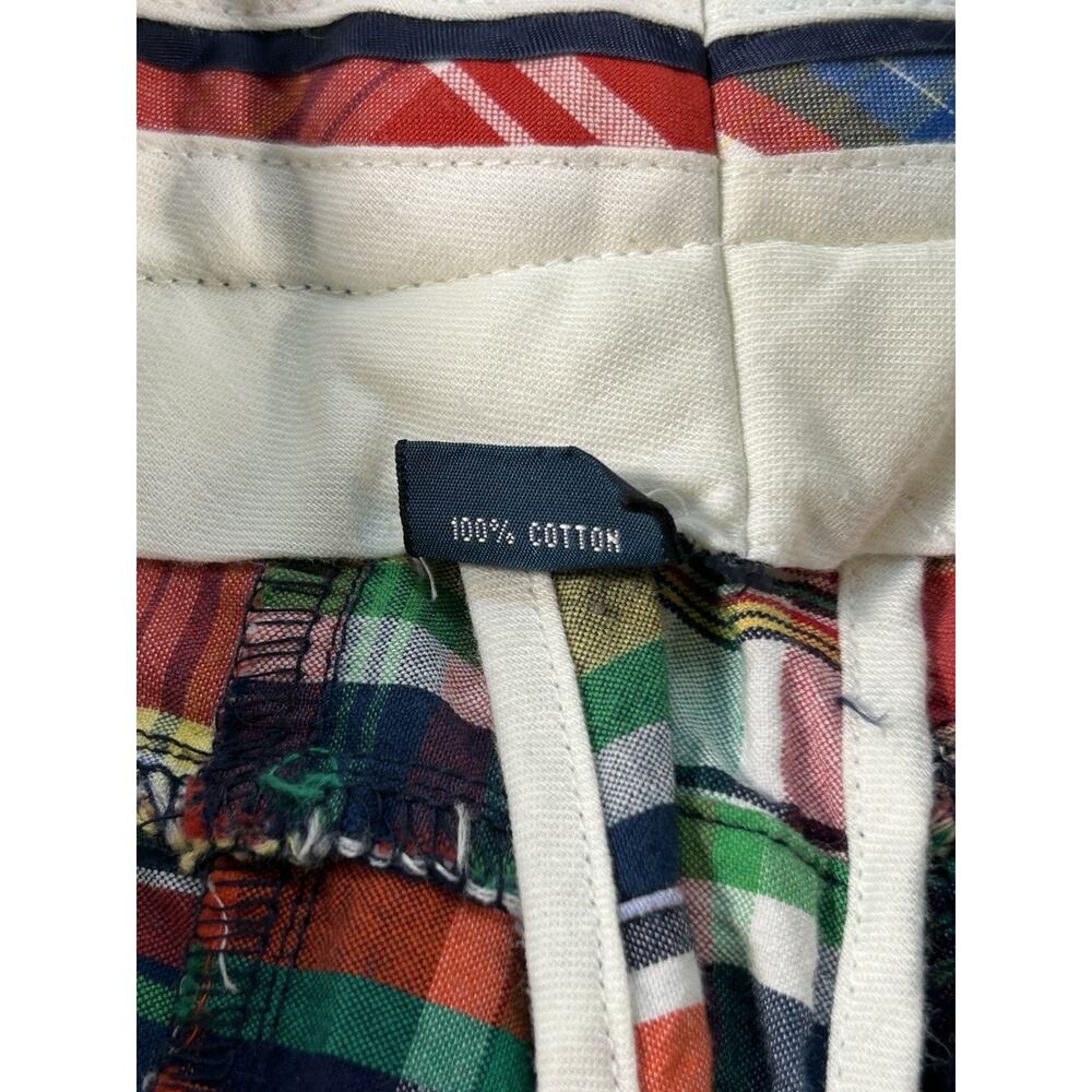 Polo Ralph Lauren Madras Patchwork Shorts Mens 36 10" Colorful Plaid Cotton - Picture 4 of 10